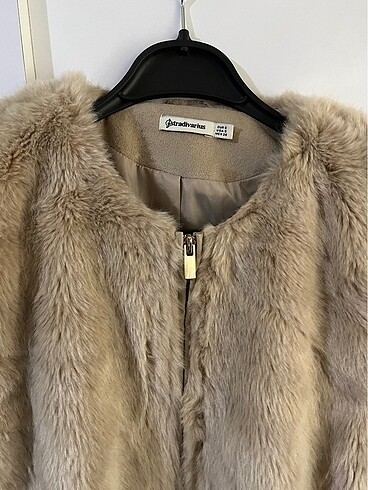 Stradivarius Stradivarious Kürk Detaylı Süet Kaban