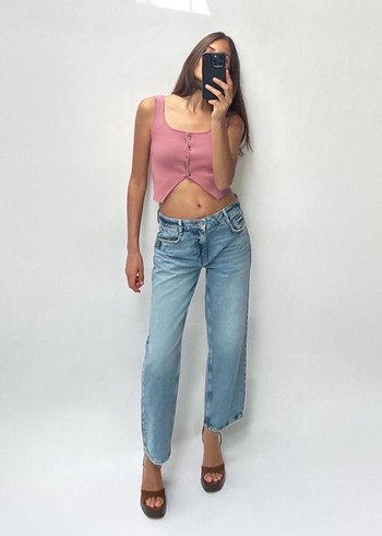 Zara ZARA TRİKO TOP