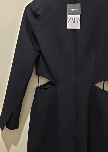 s Beden siyah Renk Zara Boncuklu Tulum