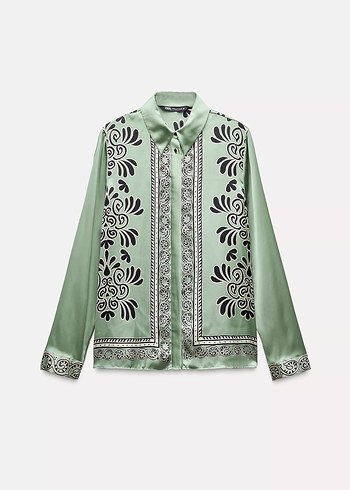 Zara Düğmeli Kadın Gömlek