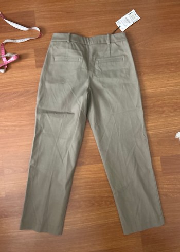 Kadın Haki Regular Fit Cigarette Pantolon - Görsel 9