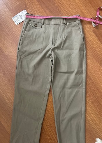 Kadın Haki Regular Fit Cigarette Pantolon - Görsel 8