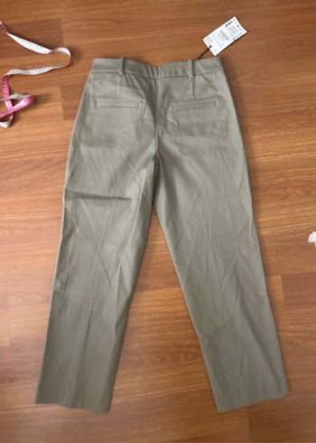 Kadın Haki Regular Fit Cigarette Pantolon - Görsel 8