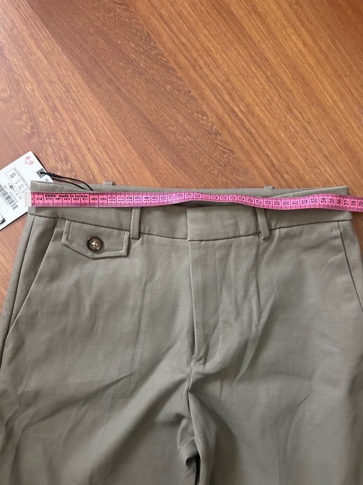 Kadın Haki Regular Fit Cigarette Pantolon - Görsel 5