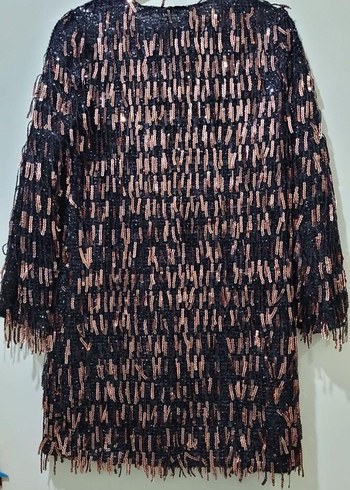 Zara Payetli  Elbise - Görsel 7