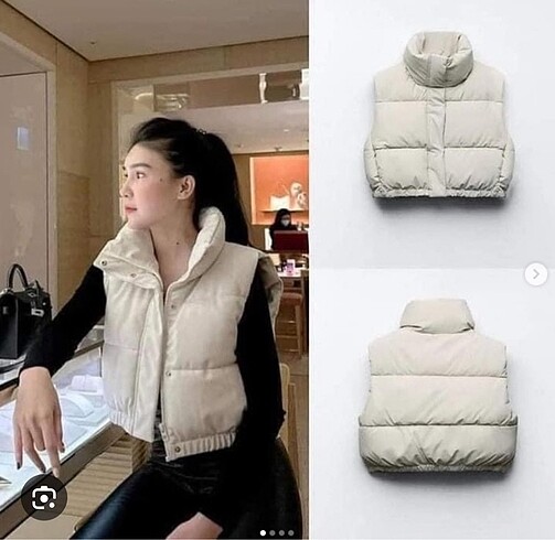 s Beden Zara crop yelek