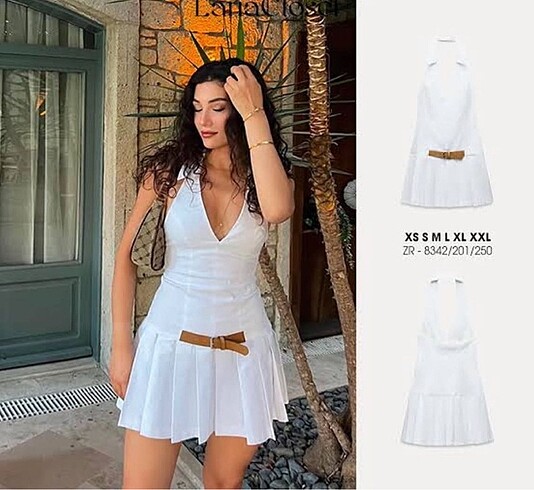 Zara poplin elbise