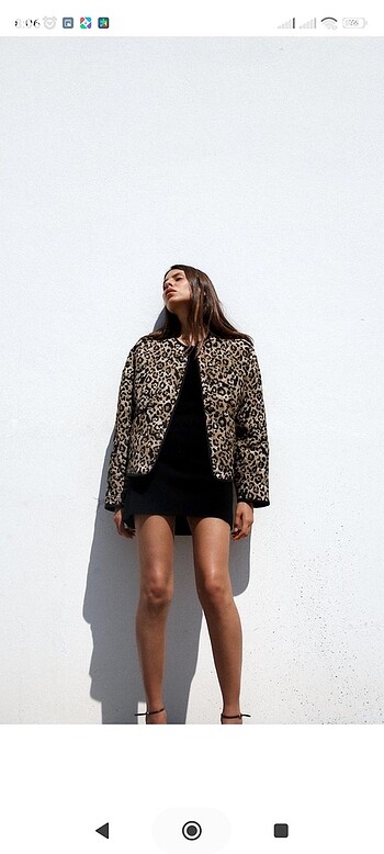 xs Beden ZARA LEOPAR MONT