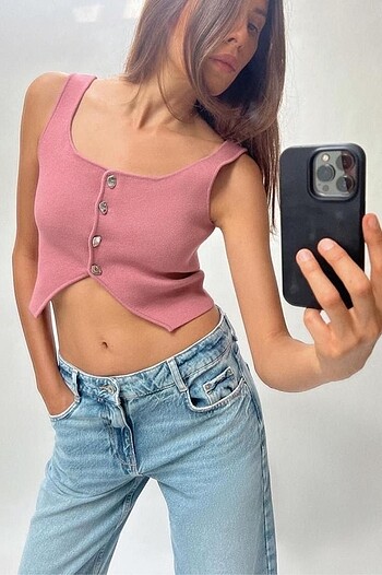 Zara triko bluz