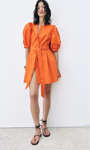 Zara Zara poplin elbise