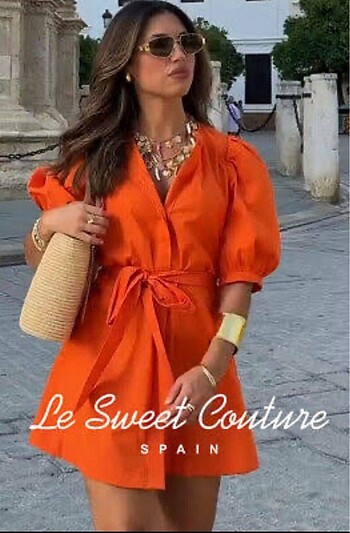 Zara poplin elbise