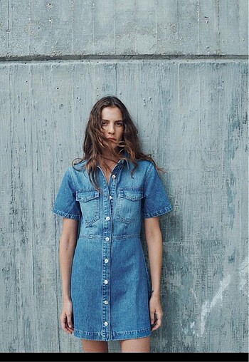 Zara Denim elbise