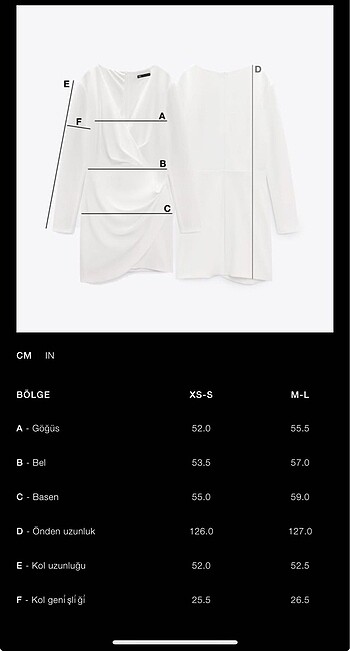 m Beden çeşitli Renk ZARA KAFTAN ELBİSE