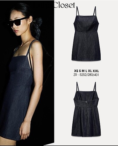 Zara denim elbise