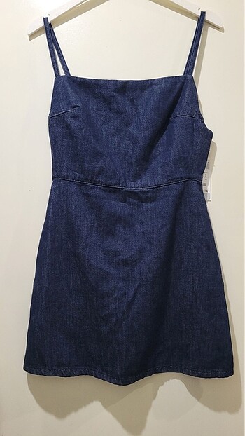 s Beden lacivert Renk Zara denim elbise
