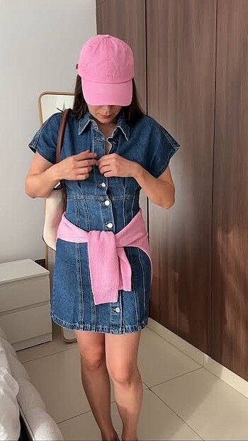 Zara Denim elbise