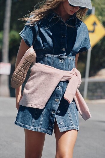 Zara Zara Denim elbise