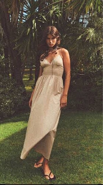 ZARA NAKIŞLI ELBİSE