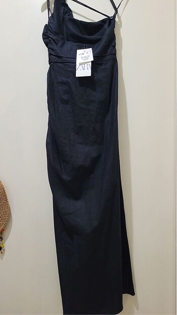 xs Beden Zara Keten elbise