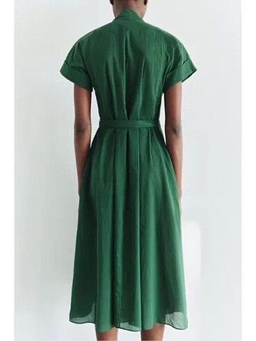 xs Beden Zara poplin elbise
