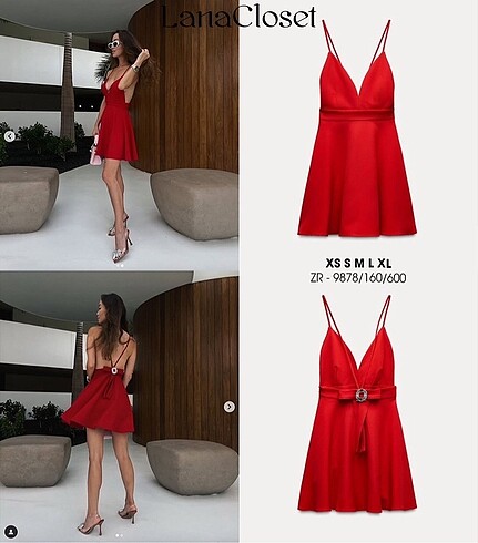 ZARA TAŞLI ELBİSE