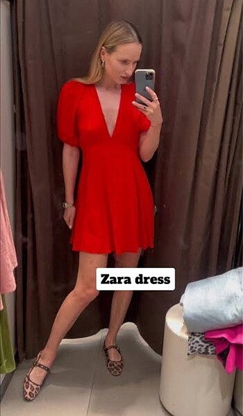 Zara Zara v yaka elbise