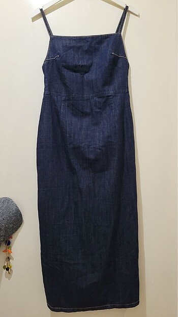 m Beden lacivert Renk Zara denim elbise