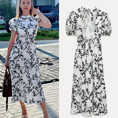 Zara Poplin elbise