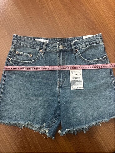 l Beden mavi Renk Zara denim şort