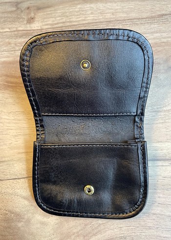 Siyah Hakiki Deri Cüzdan - Görsel 2