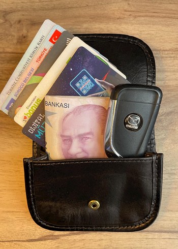 Siyah Hakiki Deri Cüzdan - Görsel 4