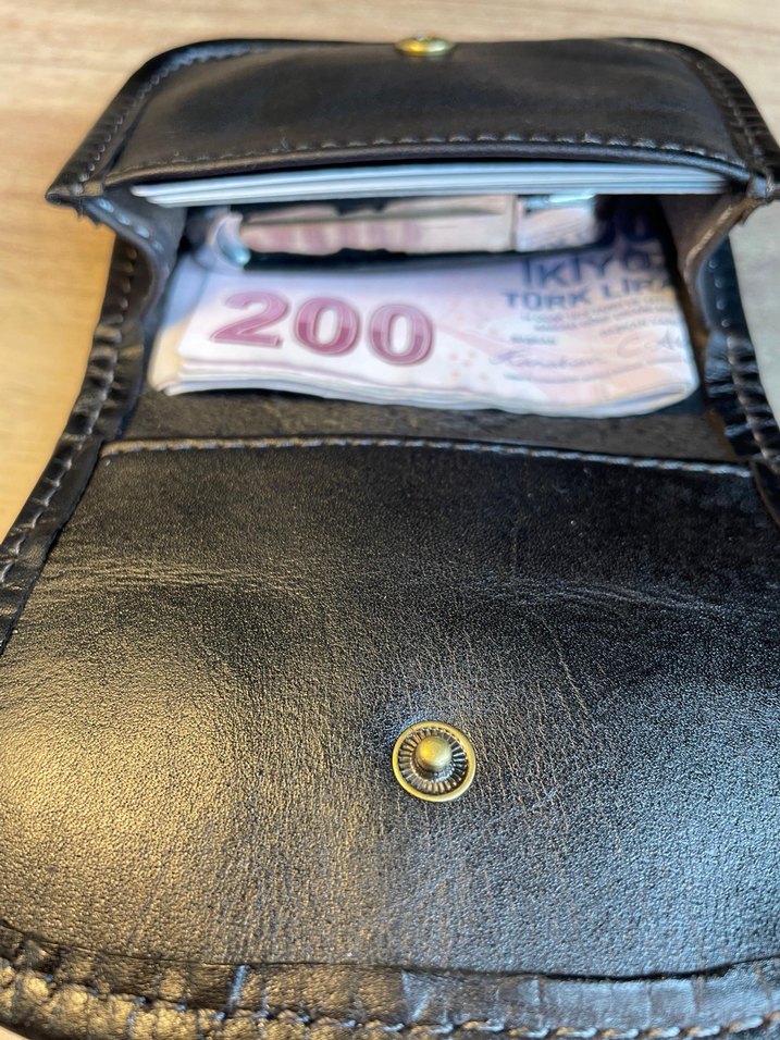 Siyah Hakiki Deri Cüzdan - Görsel 3