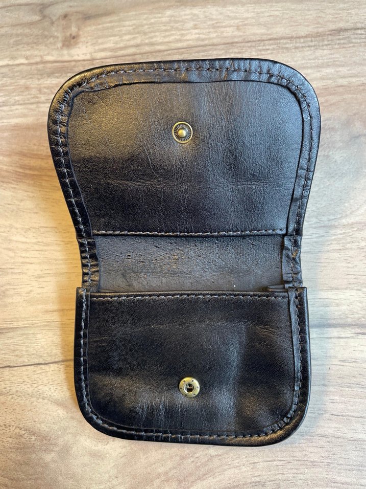 Siyah Hakiki Deri Cüzdan - Görsel 2