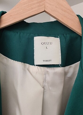 xl Beden yeşil Renk QUZU blazer ceket 
