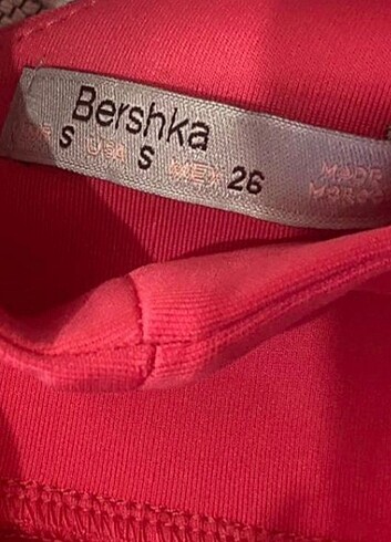 Bershka Bershka fuşya abiye elbise 
