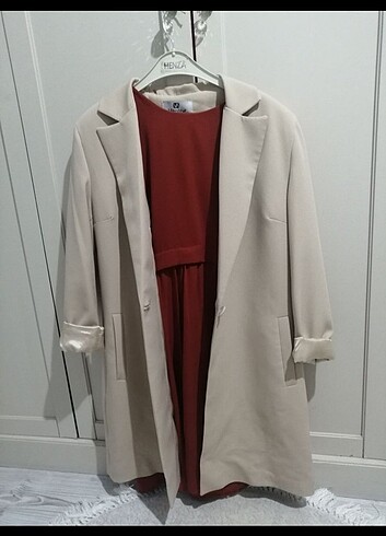 Uzun blazer ceket