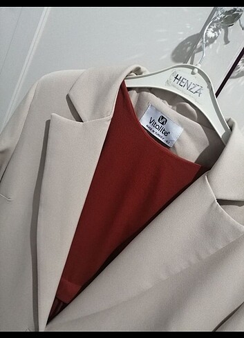 42 Beden Uzun blazer ceket