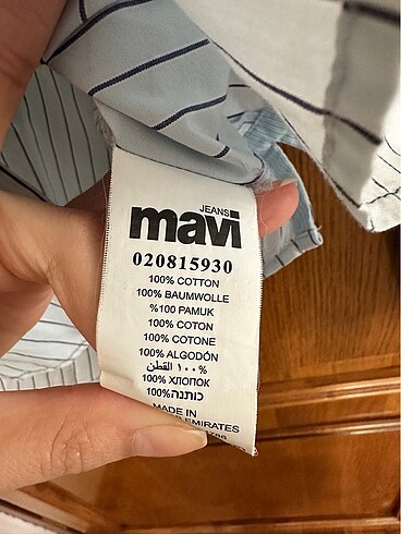 m Beden Mavi marka erkek gömlek