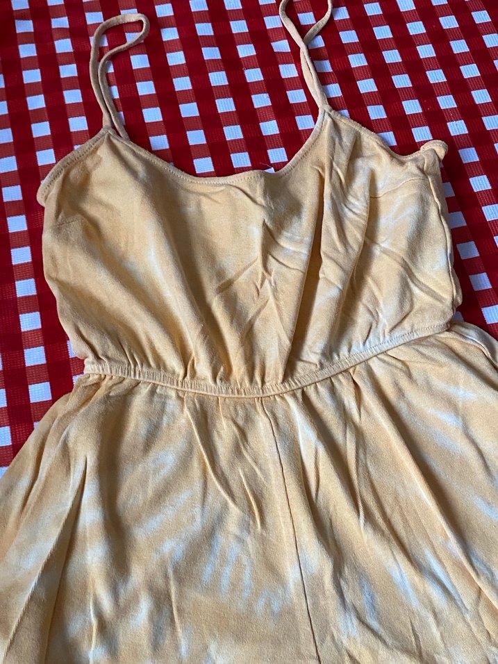 Sarı Bağlamalı Desenli Kadın Pijama - Görsel 2