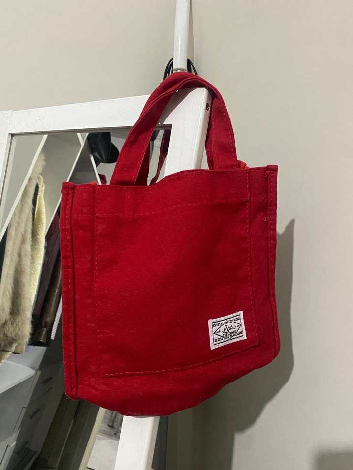 Kırmızı Günlük Kadın Çantası - Görsel 2