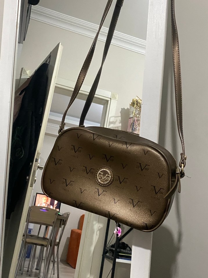 Kahverengi Deri Kadın Çanta - Görsel 5