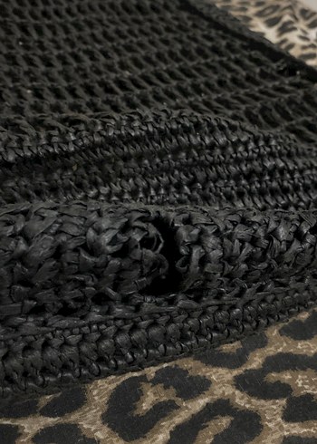 Siyah Örgü Kadın Çanta - Görsel 4