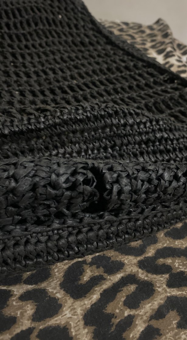 Siyah Örgü Kadın Çanta - Görsel 4