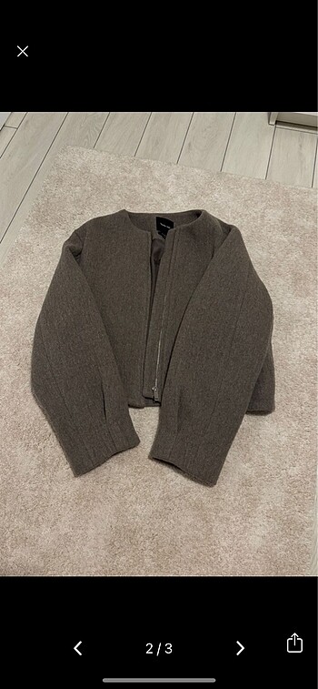 Massimo Dutti Massimo dutti kısa kaban ceket