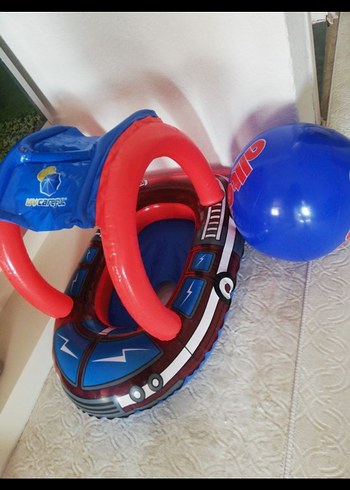 Çocuklar İçin Renkli Şişme Deniz Aracı - Görsel 2