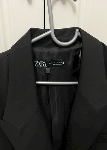 Zara Siyah Kadın Midi Blazer Ceket vatkalı - Görsel 2