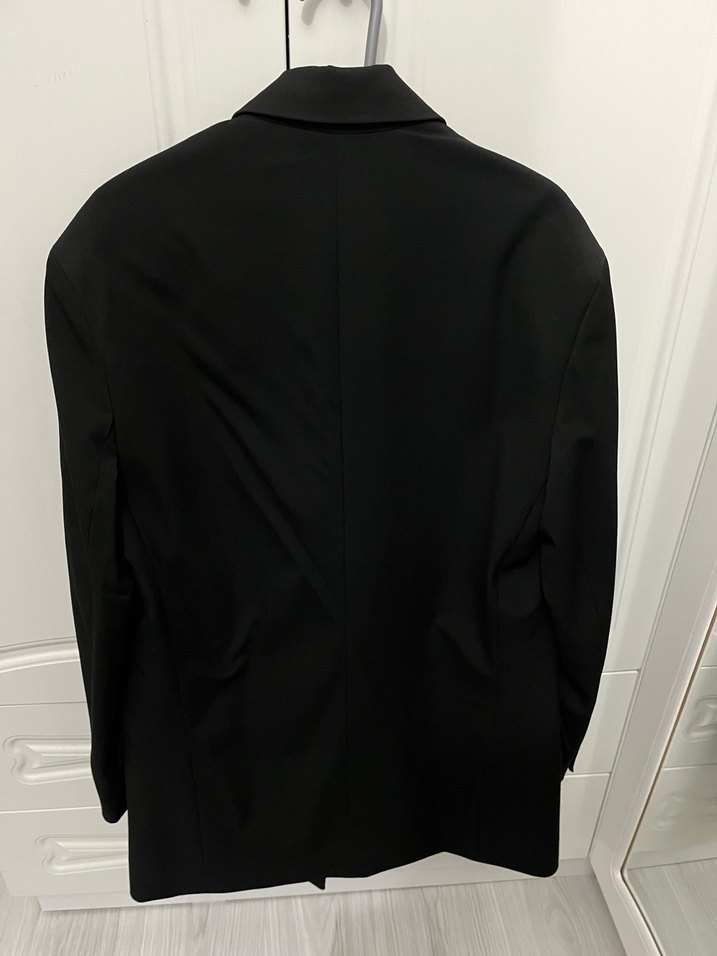 Zara Siyah Kadın Midi Blazer Ceket vatkalı - Görsel 3