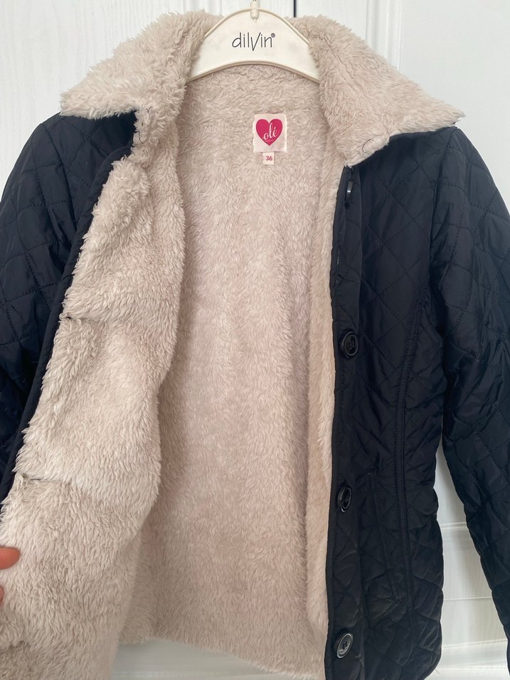 Düğmeli, Normal Boy Kadın Ceket - Görsel 3