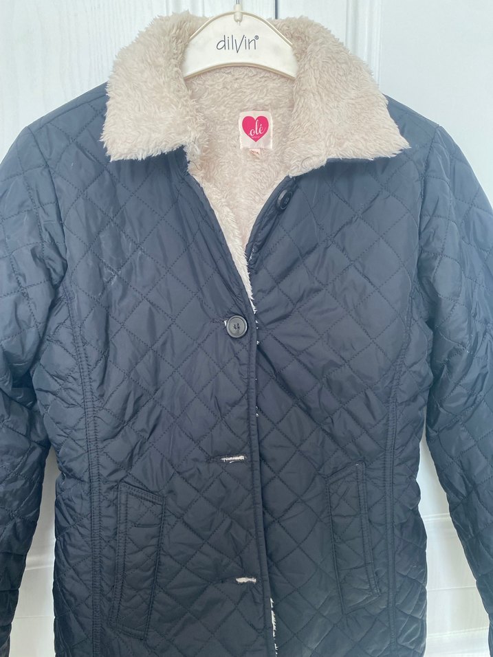 Düğmeli, Normal Boy Kadın Ceket - Görsel 2