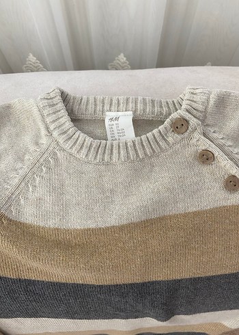 Erkek Çocuk Çizgili Örgü Kazak - Görsel 2